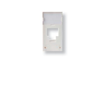 CORNING 3M - Face avant 22.5x45 pour 1 RJ45 - Blanc - NPR