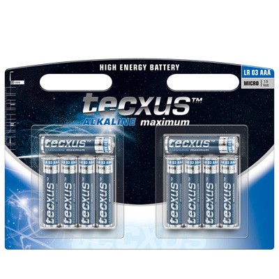 Piles alcaline LR 3 - AAA - pack de 10