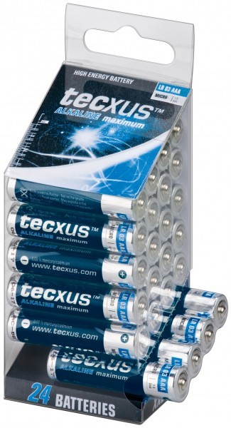 Piles alcaline LR 3 - AAA - pack de 24