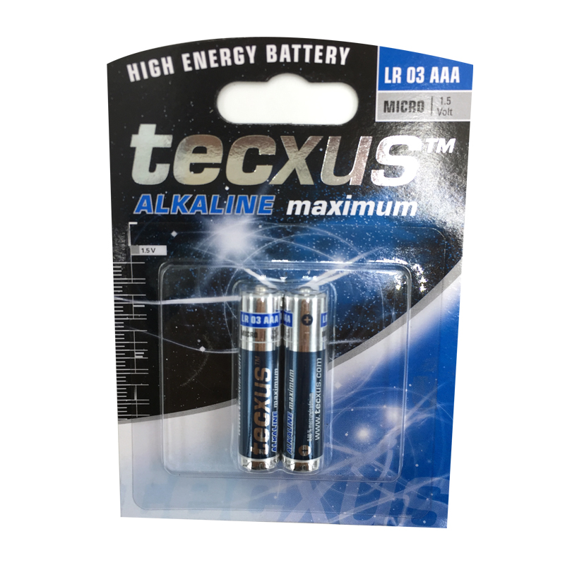 Piles alcaline LR 3 - AAA - pack de 2