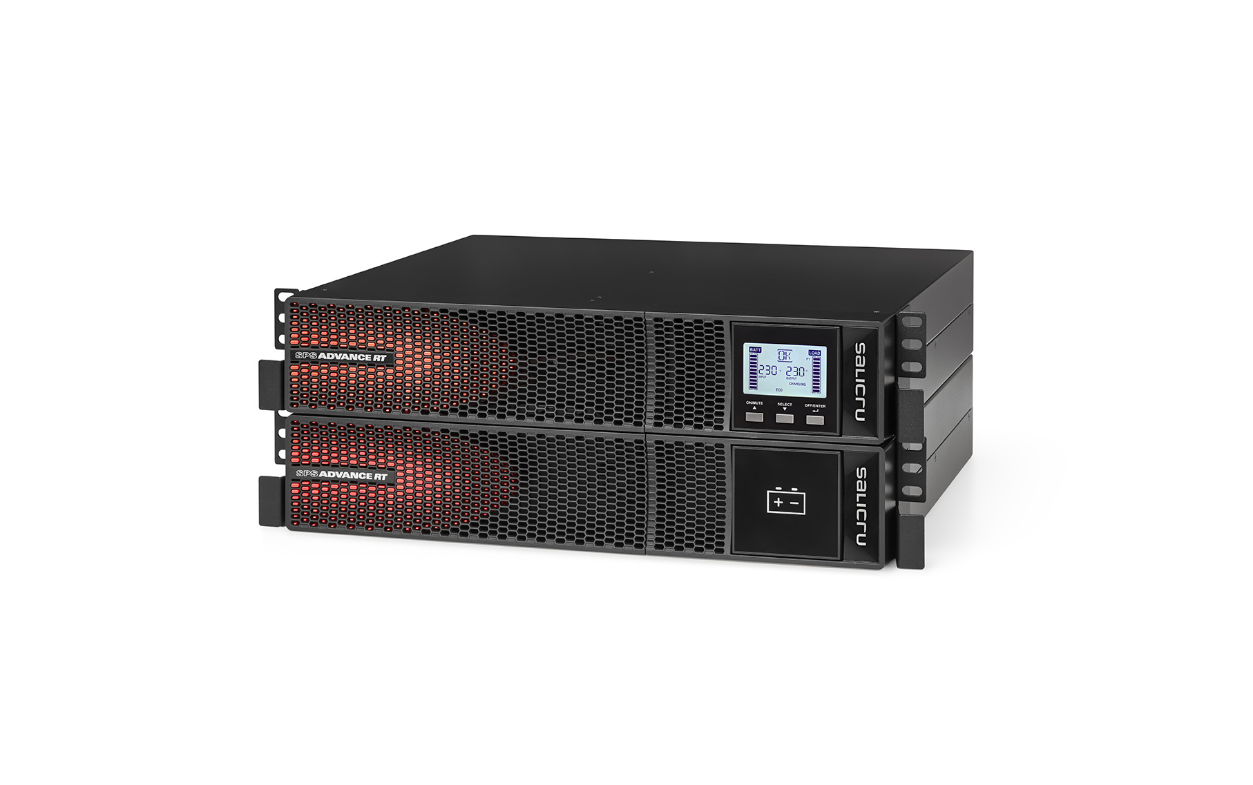 SALICRU-SPS2000ADV RT2- Onduleur Tour/Rack 2U 2000VA 1800W 8*IEC LCD