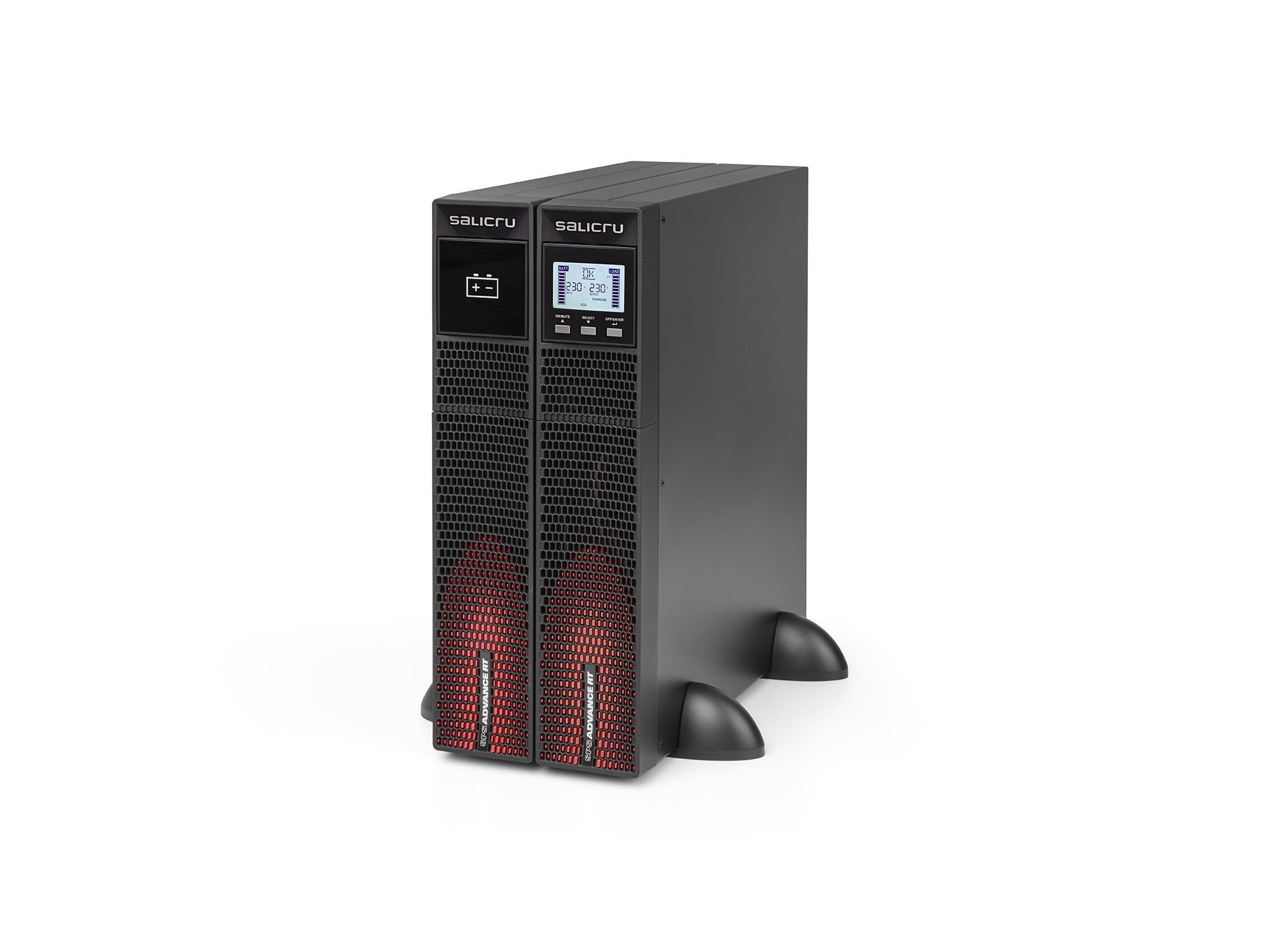 SALICRU-SPS2000ADV RT2- Onduleur Tour/Rack 2U 2000VA 1800W 8*IEC LCD