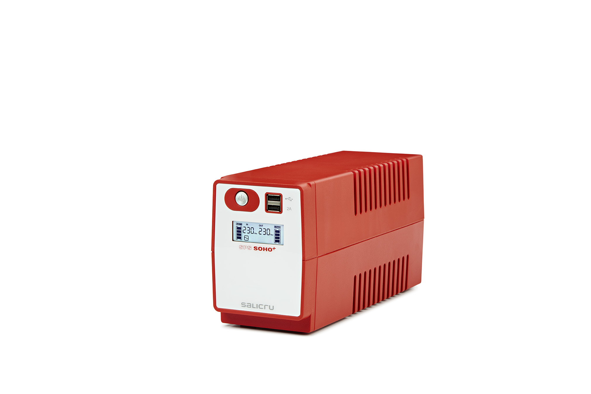 SALICRU - SPS 500 SOHO+ - Onduleur Tour 500VA 300W 2*Schuko LCD+USB