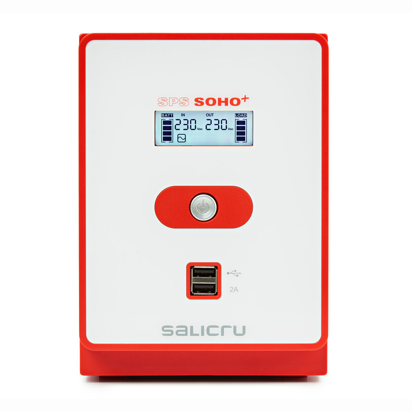 SALICRU - SPS 2200 SOHO+ Onduleur 2200VA 6 prises IEC LCD 2xUSB