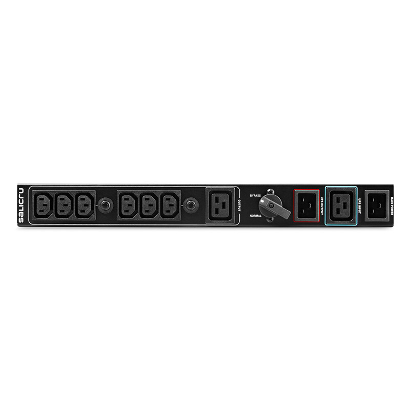 SALICRU - BM-R TWIN PRO3/RT3-3-2/2 - By-Pass maint. 16A 1U