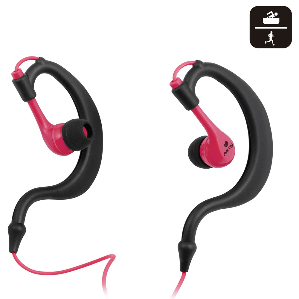 Oreillette étanche (ipx8) pour le sport - rose - NGS - EOL