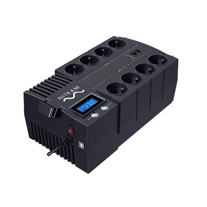 NITRAM - Onduleur "brique" 700VA 420W - FRx8 - PB700LCD