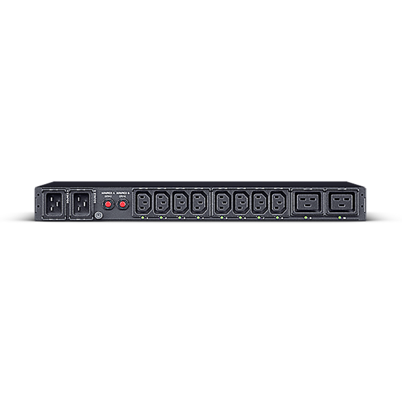 NITRAM - ATS de 16A - 2 prises IEC C19 et 8 prises IEC C13 - PDU44005