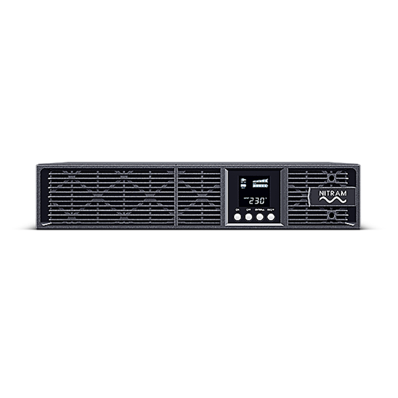 NITRAM - Onduleur rack OnLine mono 1000VA 900W - C13x6 - US10001TRM