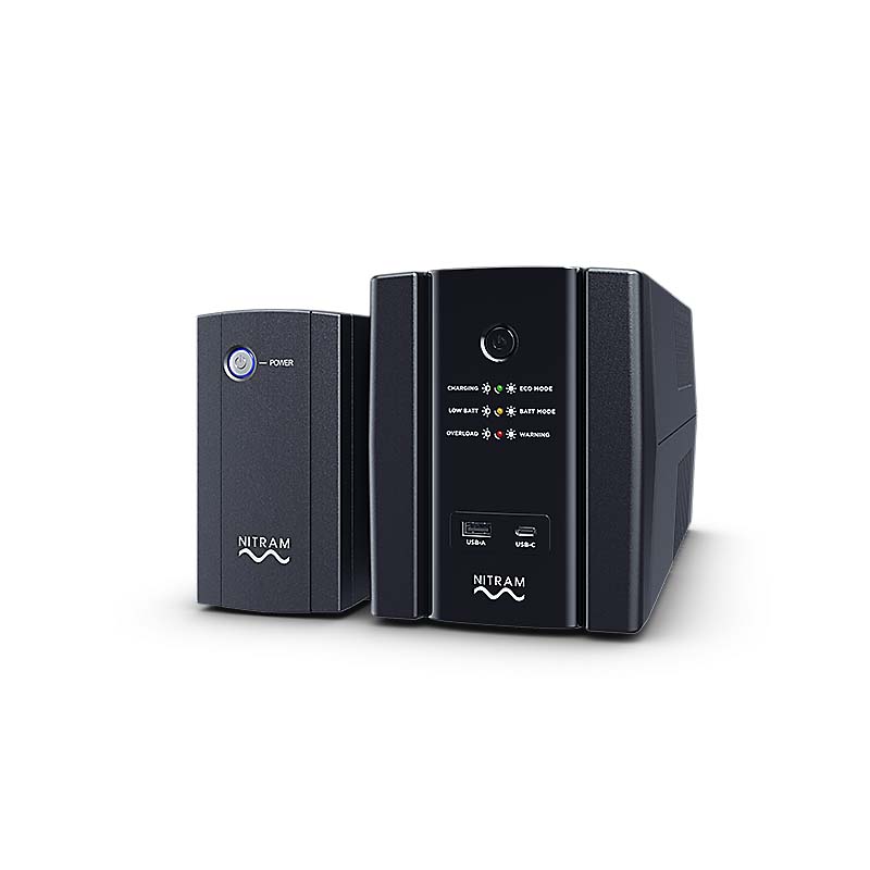 NITRAM - Onduleur Tour 2200VA 1320W - IECx6 - ELITE VALUE IEC 2200