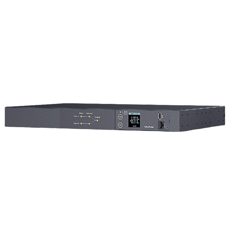 NITRAM - ATS mesuré de 16A 8x IEC C13+ 2 IEC C19 - PDU24005
