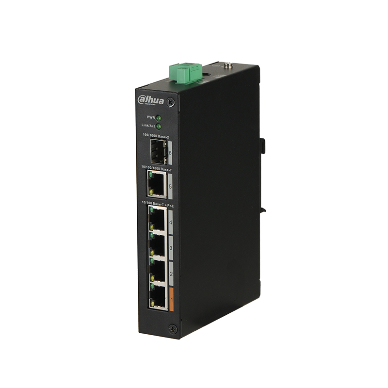 DAHUA - PFS3106-4ET-60-V2  Switch 4 ports PoE2