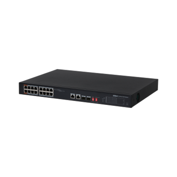 DAHUA - PFS3218-16ET-135 - Switch PoE 16 ports 10/100Mbps