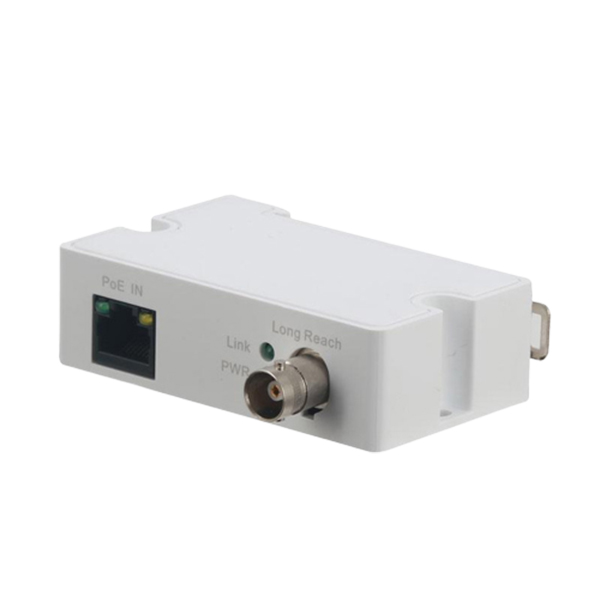 DAHUA - LR1002-1ET-V3 - Convertisseur coaxial blanc - RJ45 vers BNC