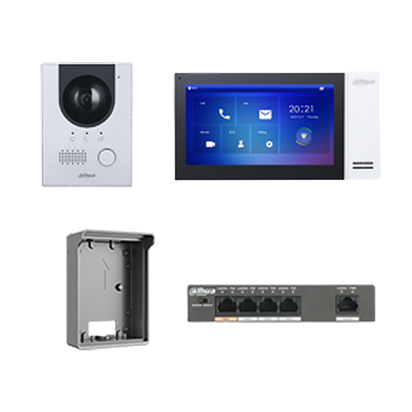 DAHUA - DHI-VTH2421FW-P - Kit portier vidéo IP Blanc