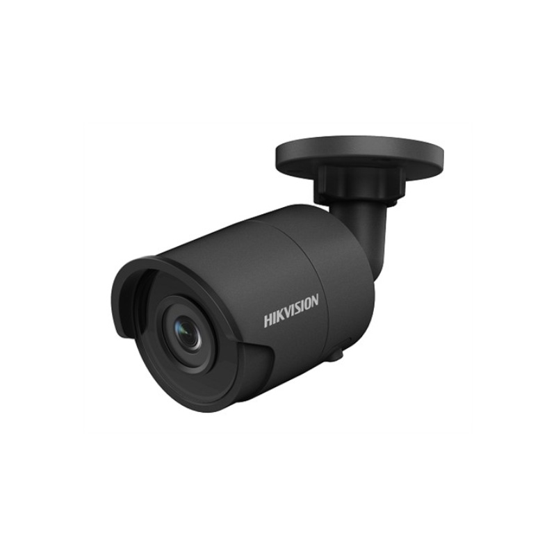 HIKVISION - DS-2CD2043G2-IU - Tube IP 4Mp FF2.8 IR40 PoE AUDIO noir