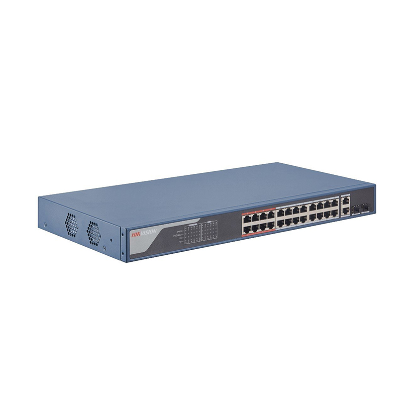 HIKVISION - DS-3E1326P-EI - Switch 24 ports PoE 370w 10/100