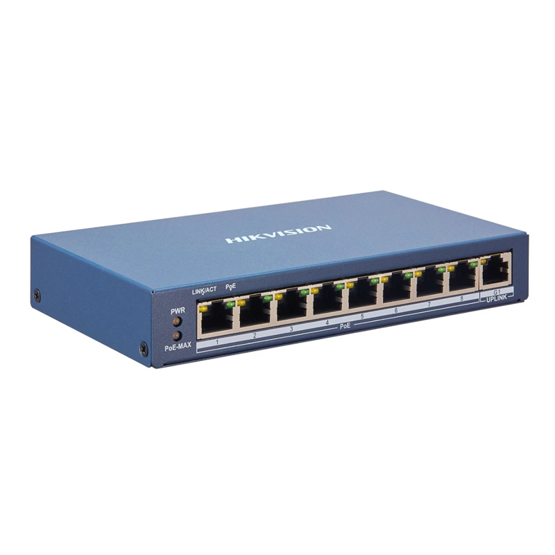 HIKVISION - DS-3E1309P-EI - Switch 8 ports PoE 110w 10/100