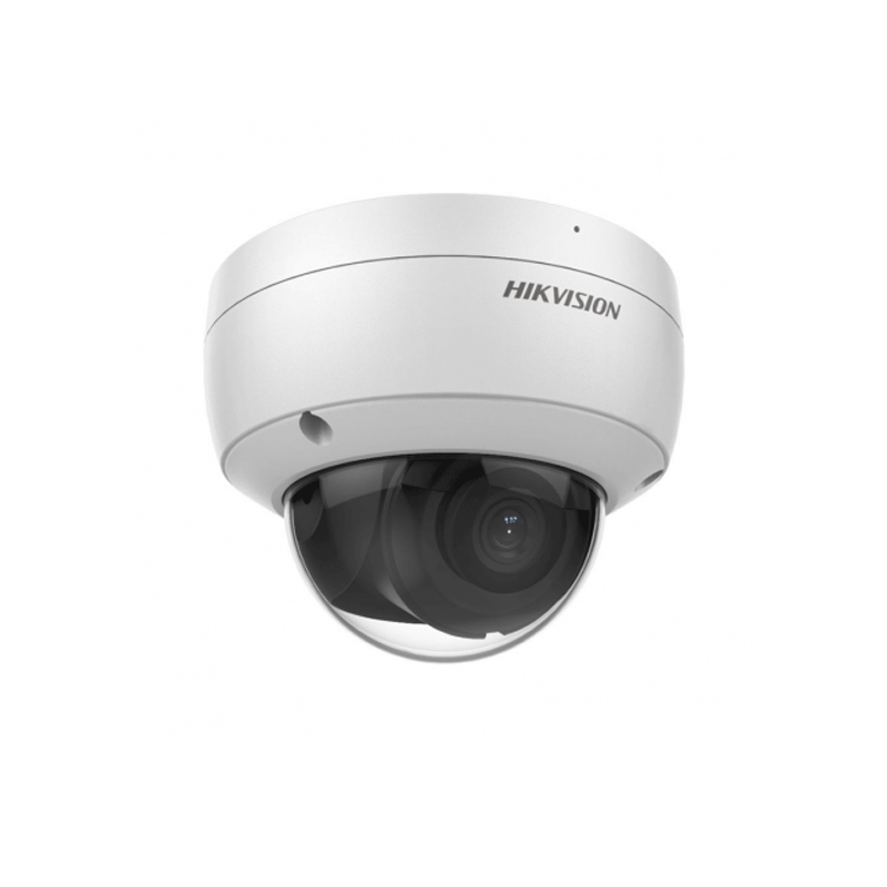 HIKVISION - DS-2CD2186G2-ISU - Dôme IP 8Mp FF2.8 IR40 PoE IK10 AUDIO