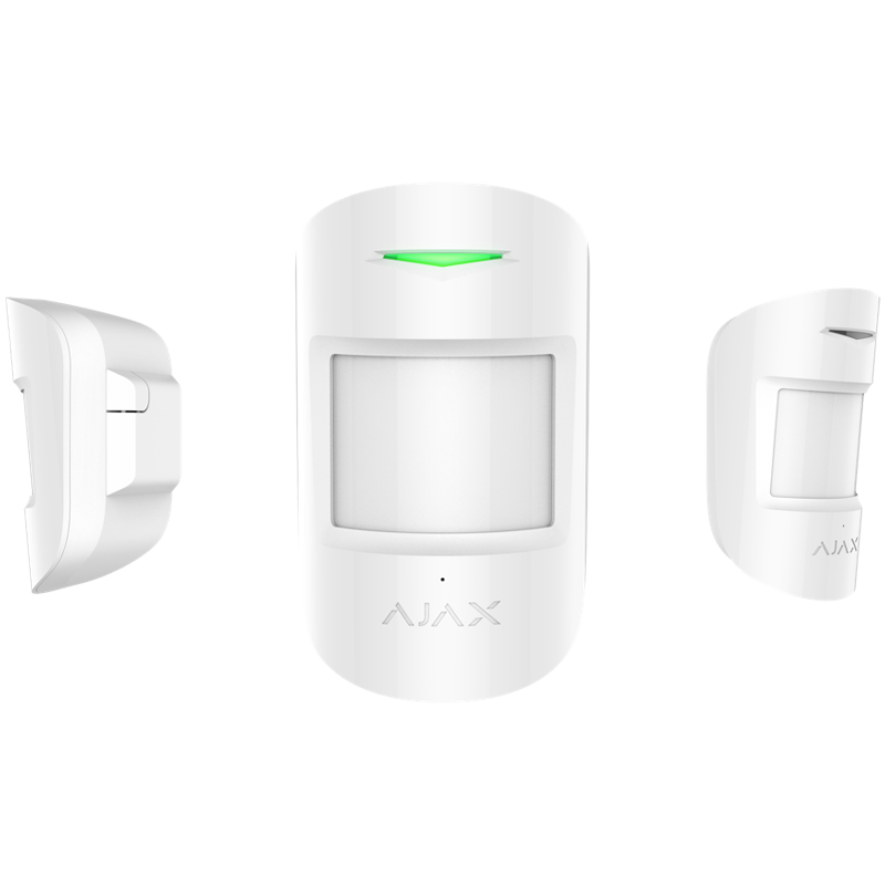 AJAX - Détecteur de bris de vitre&mouvement combinés sans fil - Blanc