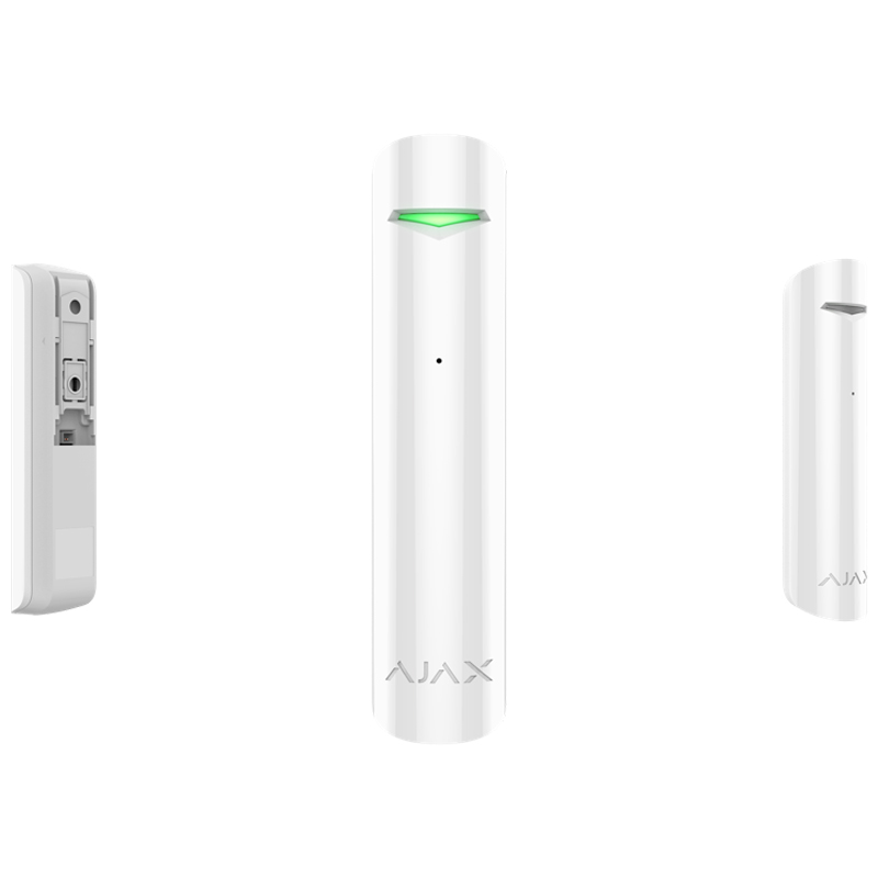 AJAX - Détecteur bris de vitre sans fil - Blanc