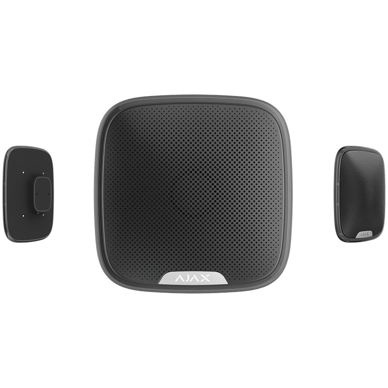 AJAX - Sirène d'extérieur sans fil - Noir