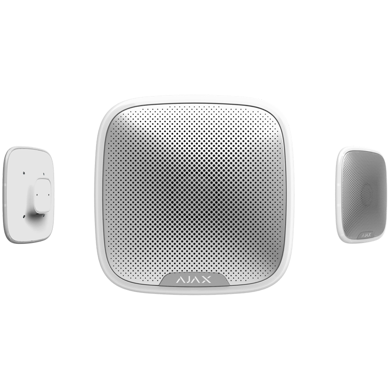 AJAX - STREETSIREN - Sirène d'extérieur sans fil - Blanc