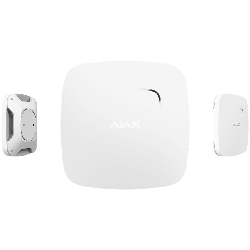 AJAX - Détecteur de fumée et de chaleur sans-fil avec sirène - Blanc