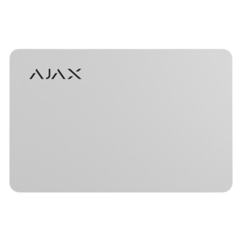 AJAX - Lot de 10 cartes - Blanc - pour clavier KeypadPlus