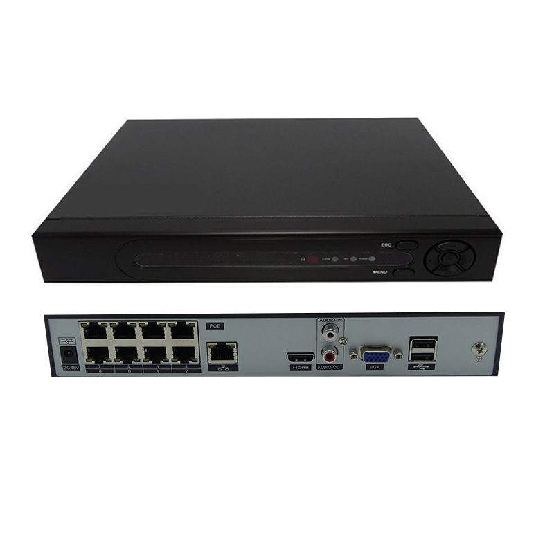 UPTEC VIEW - NVR4108 - Enregistreur Lite 8Ch 1U 8PoE 80Mbit/s - EOL
