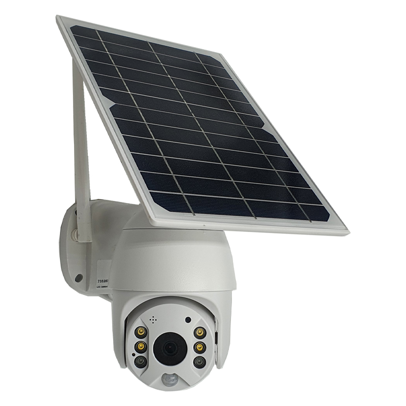 UPTEC VIEW - Dôme PTZ 2Mp solaire sur batteries 4G LEDIR EOL