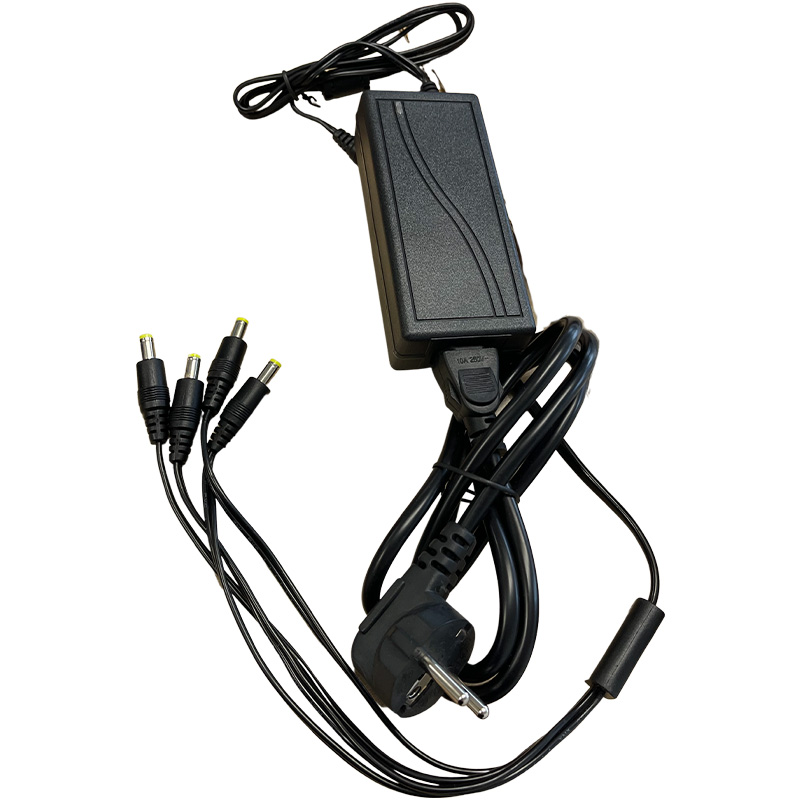 UPTEC VIEW - Alimentation câble 4 out pour caméras AC220/DC12V 60w 5A