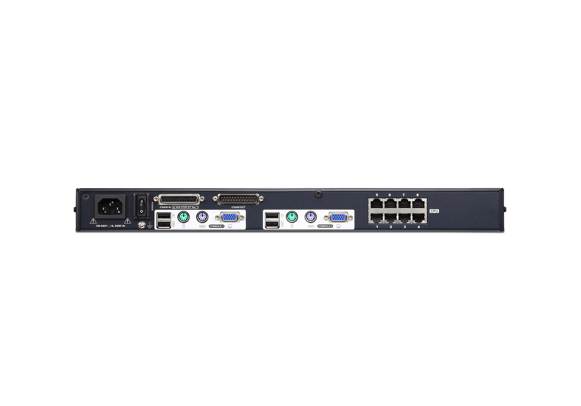 ATEN KH2508A Commutateur KVM (DP,HDMI,DVI,VGA) Cat5 8ports 2 consoles