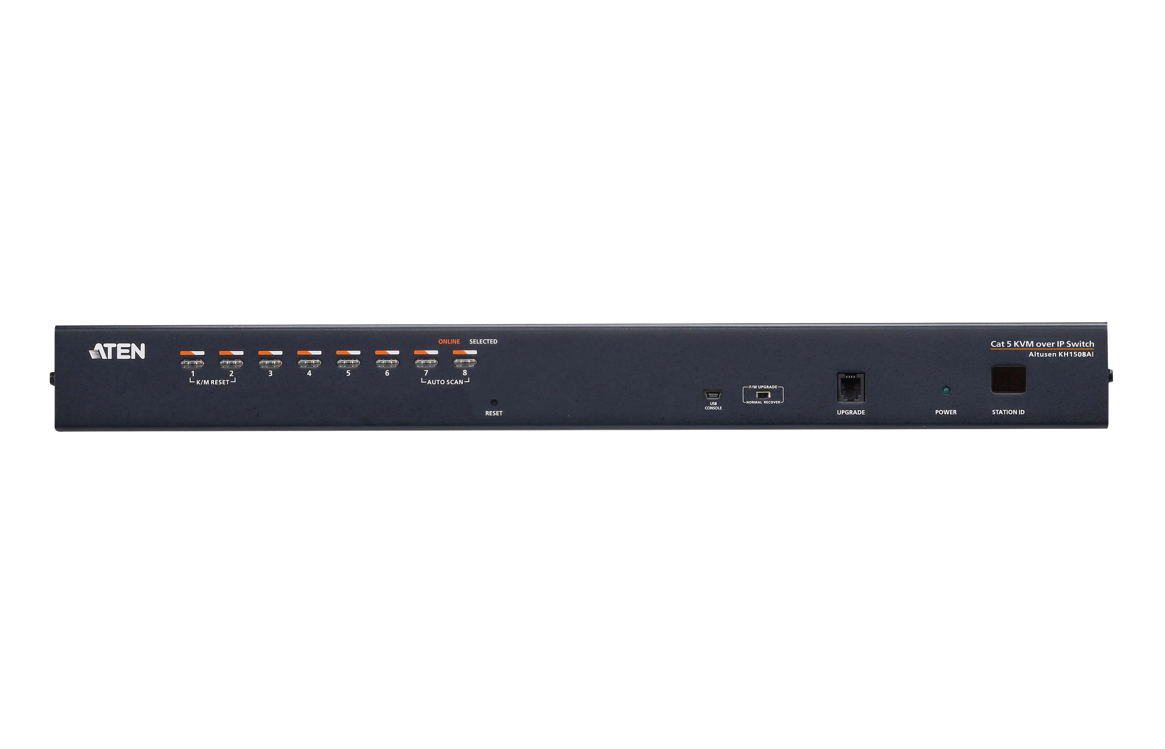 ATEN - KH1508AI - Commutateur KVM 8 ports Cat5 sur IP - partage L/D