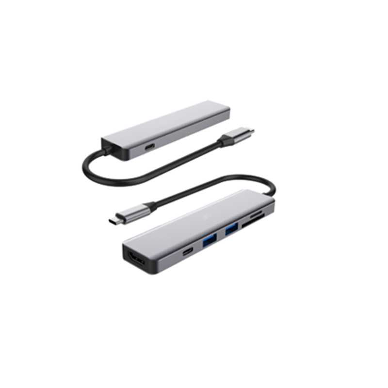 Adaptateur USB-C vers 2xUSB 3.0/DATA3.0/USB2.0(SD/TF)/HDMI/PD -EOL