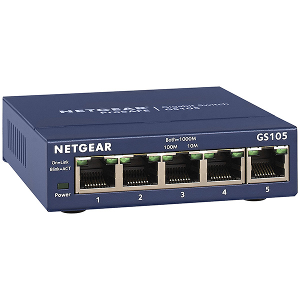 NETGEAR - GS105GE - Switch 5 ports 10/100/1000