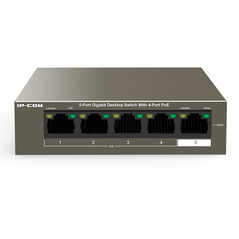 IP-COM - G1105P - Switch 5 ports Gigabit dont 4 PoE 63W