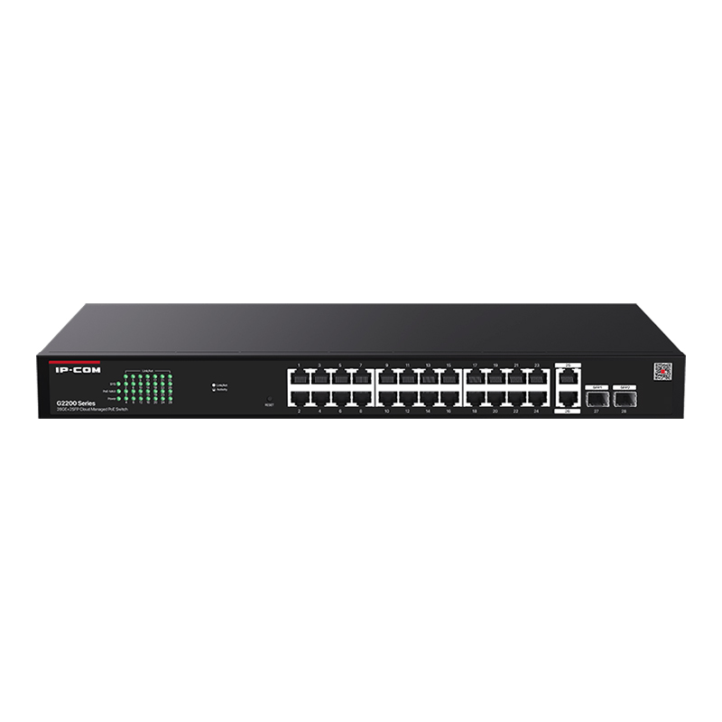 IP-COM - G2228P-24-410W - Switch 24P PoE 410W + 2P SFP