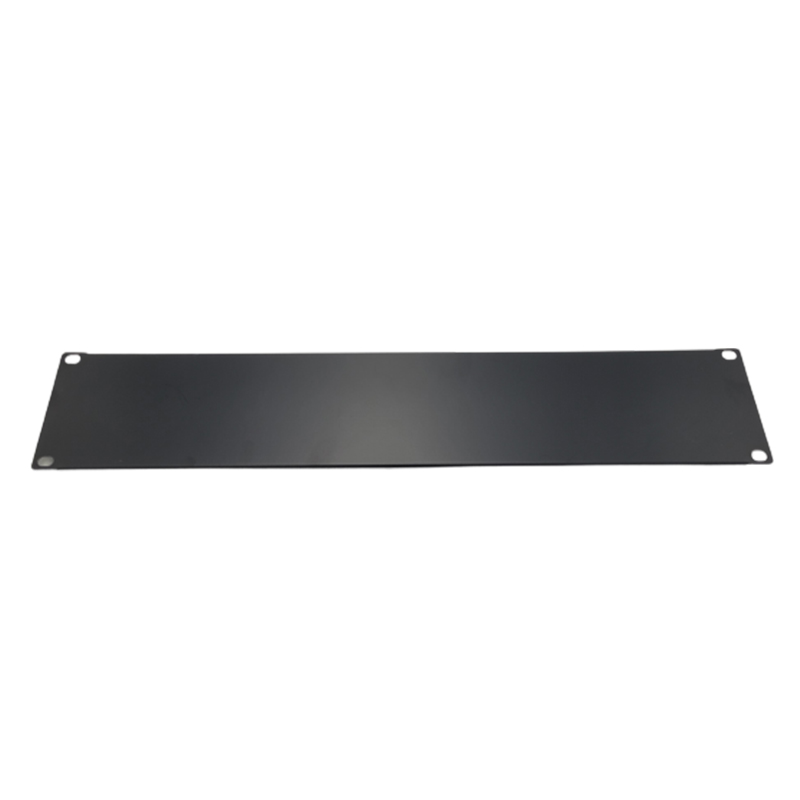Panneau 19" noir plein 2U