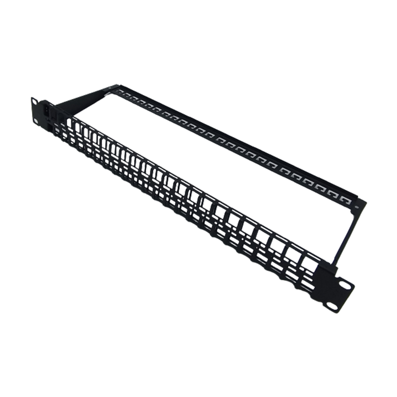 UPTEC - Panneau 19" 1U - KeyStone - 48 ports nu RJ45 - NPR