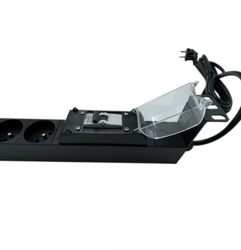 UPTEC - PDU 19" 1U multiprises 6 prises + disj diff 16A 30mA LEGRAND