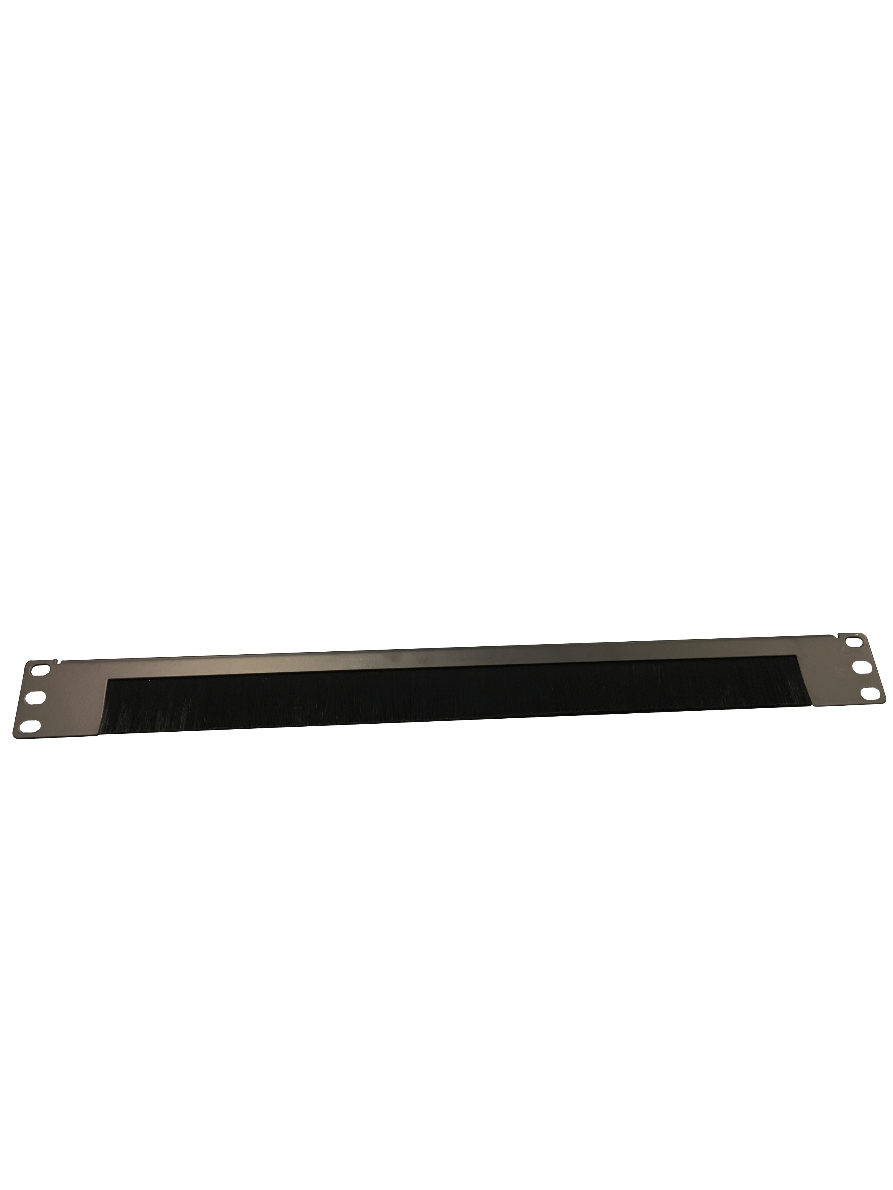 UPTEC - Passe câble 19" avec brosse ouvert 1U - noir