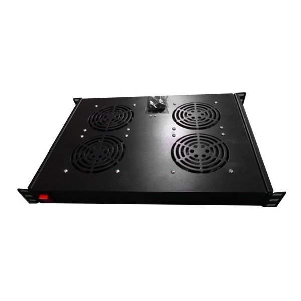 UPTEC - Tiroir de ventilation rackable 1U (4 ventilateurs)