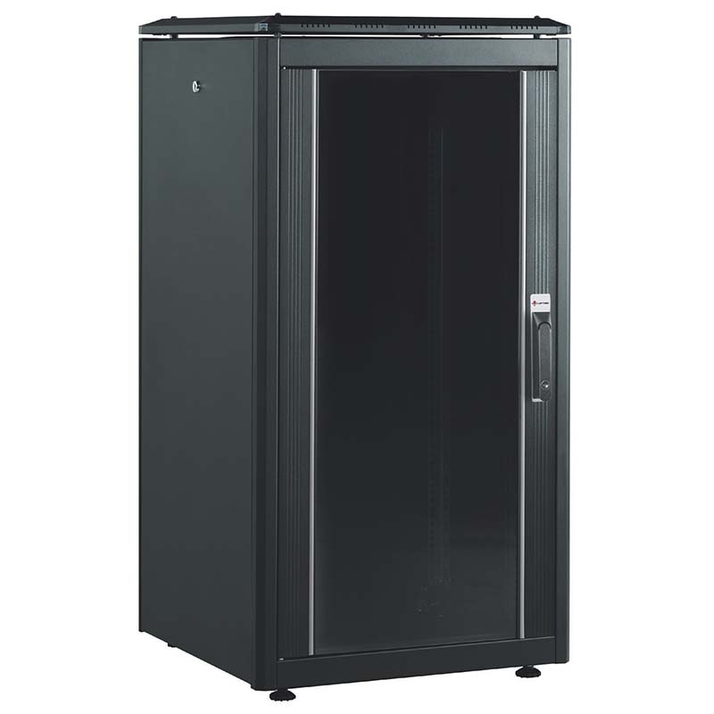 UPTEC v2 - Baie 19" 22U 600x800 (800Kg) porte avant vitrée