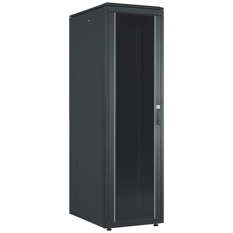 UPTEC v2 - Baie KIT 19" 42U 600x1000 (charge 800Kg) porte AV vitrée