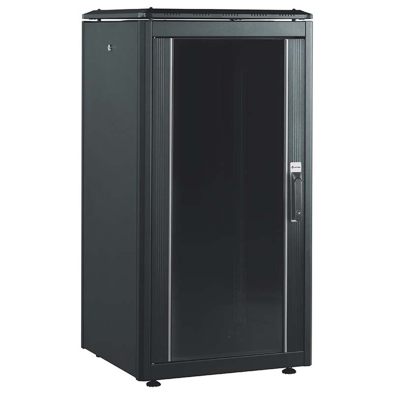 UPTEC v2 - Baie KIT 19" 22U 600x600 Portes AV vitrée