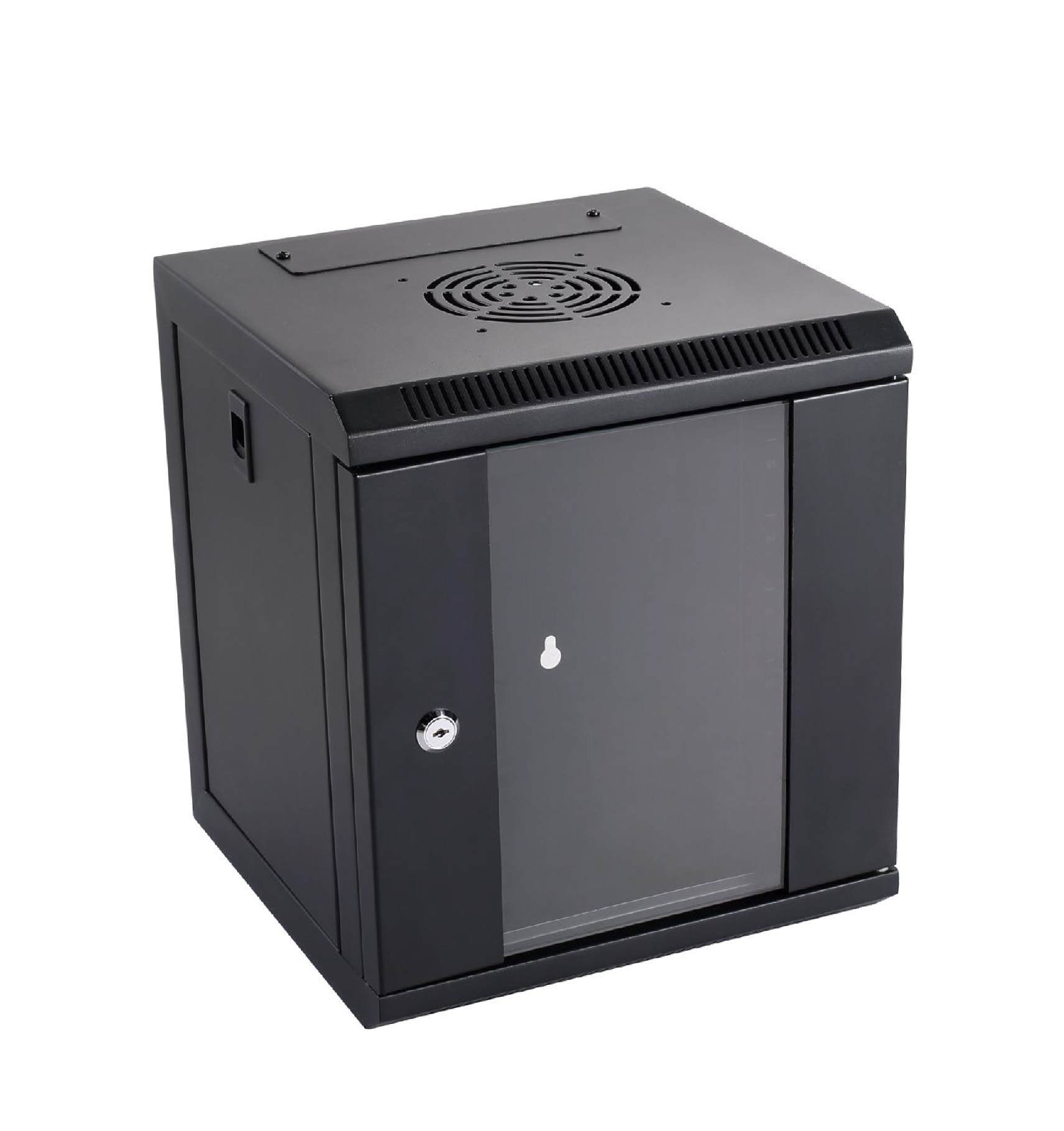 UPTEC - Coffret 10" 9U prof 300mm avec panneaux amovibles