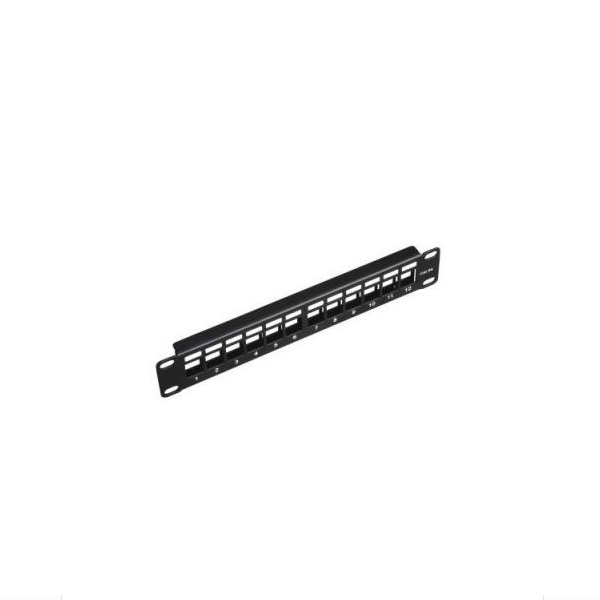 Panneau de brassage 10" pour 12 modules type Keystone - EOL