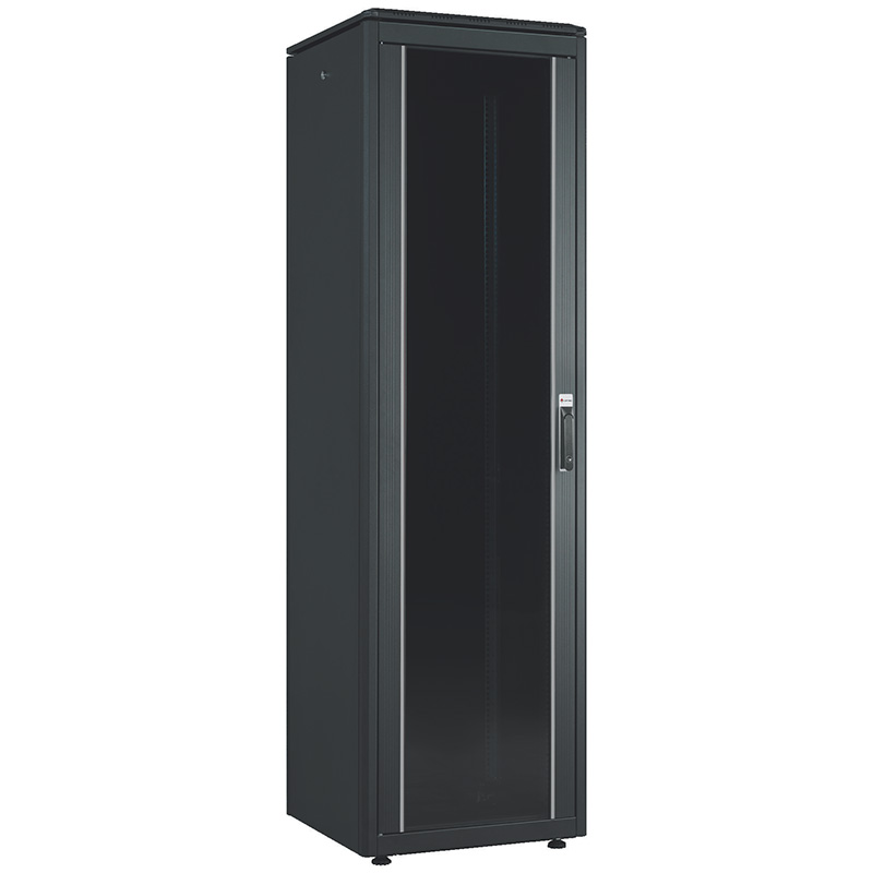 UPTEC v2 - Baie KIT 19" 42U 600x600 (charge 600Kg) porte AV vitrée