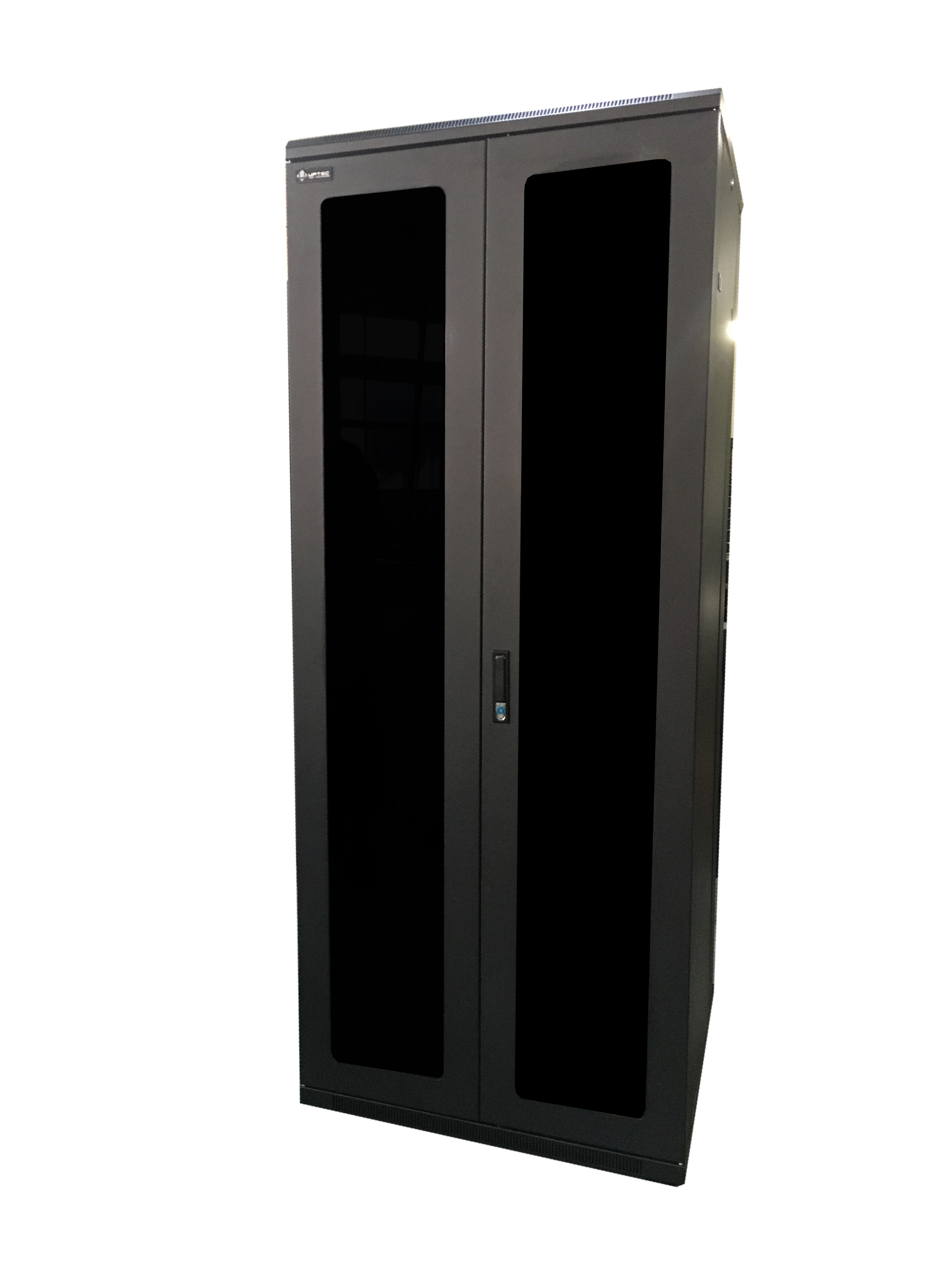 UPTEC - Baie 19" 37U 800x800 (charge 800Kg) porte avant double vitrée